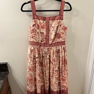 Floral Print Sleeveless Gal Meets Glam Dress